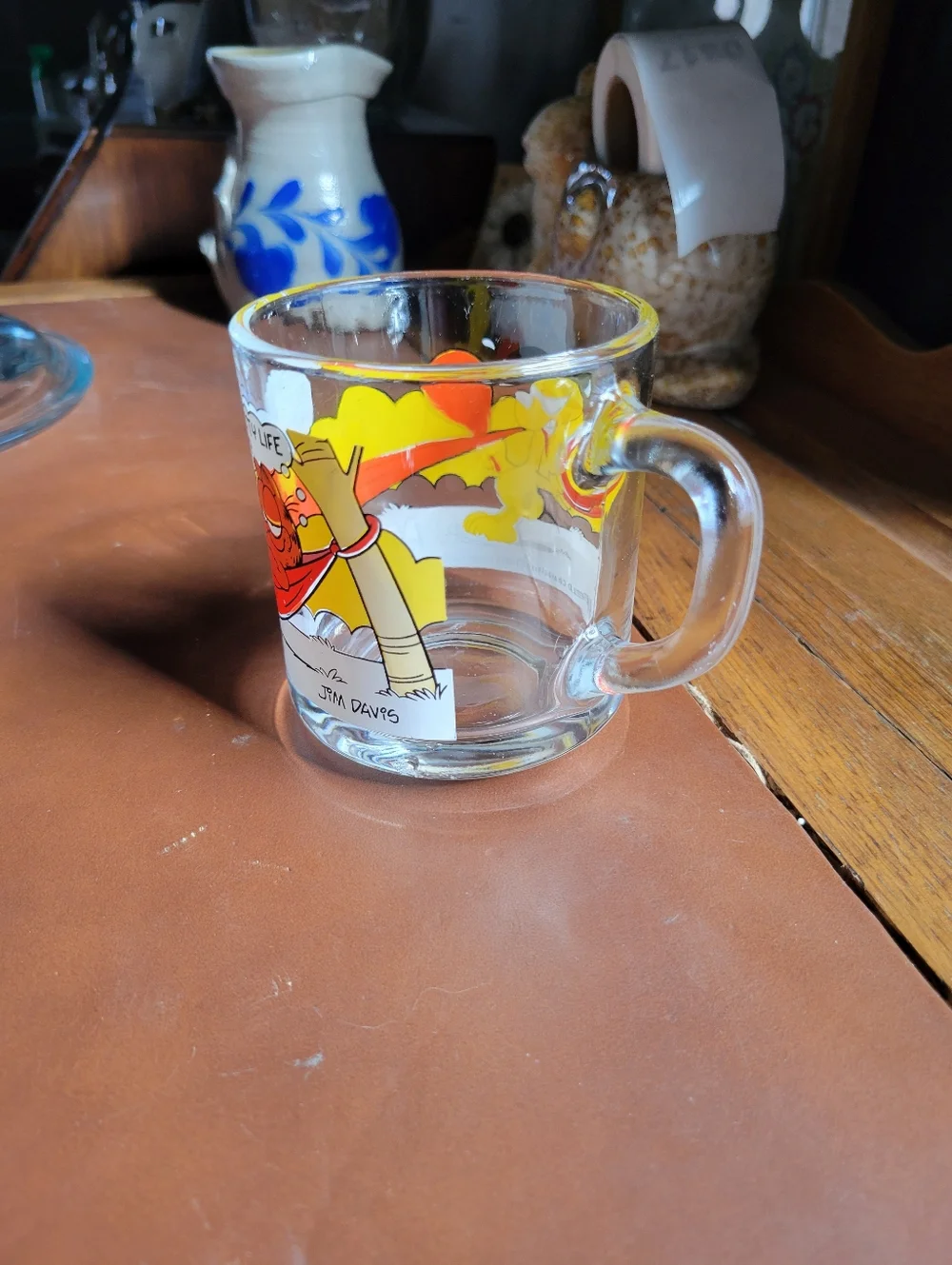 Garfield Odie Mug McDonalds Vintage 1978 Glass Pretty Life